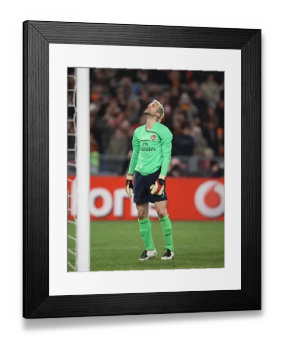 Framed Print : Manuel Almunia (Arsenal) during he penalty shoot-out Framed Print : Manuel Almunia (Arsenal) during he penalty shoot-out