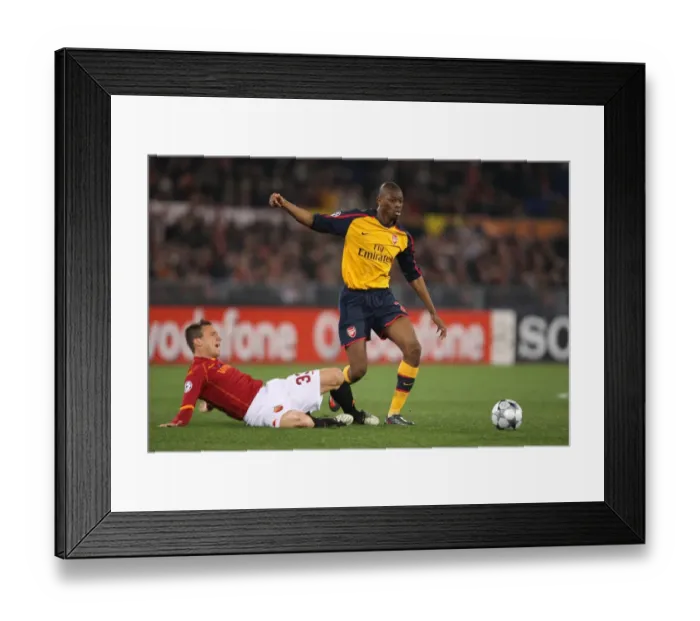 Framed Print : Diaby vs. Brighi: AS Roma Edges Past Arsenal in Penalty Shootout, UEFA Champions League 2009 Framed Print : Diaby vs. Brighi: AS Roma Edges Past Arsenal in Penalty Shootout, UEFA Champions League 2009