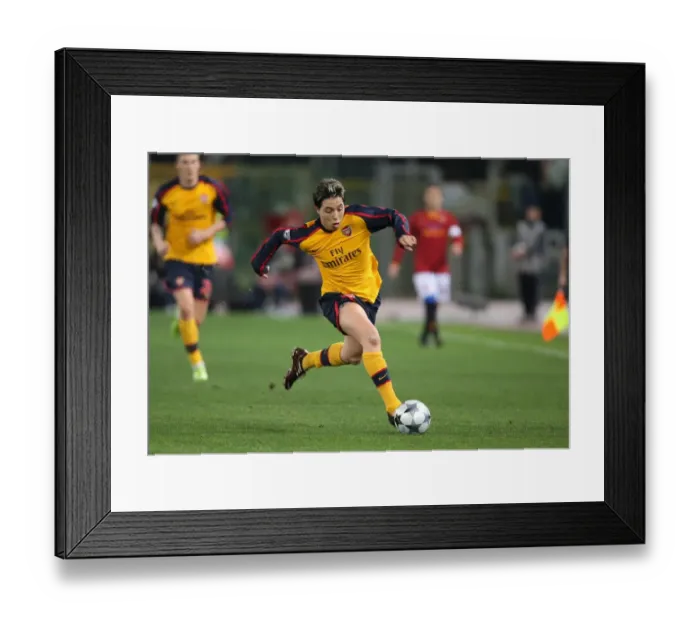Framed Print : Heartbreaking Penalty: Arsenal's Nasri Misses in UEFA Champions League Shootout vs. AS Roma (2009) Framed Print : Heartbreaking Penalty: Arsenal's Nasri Misses in UEFA Champions League Shootout vs. AS Roma (2009)