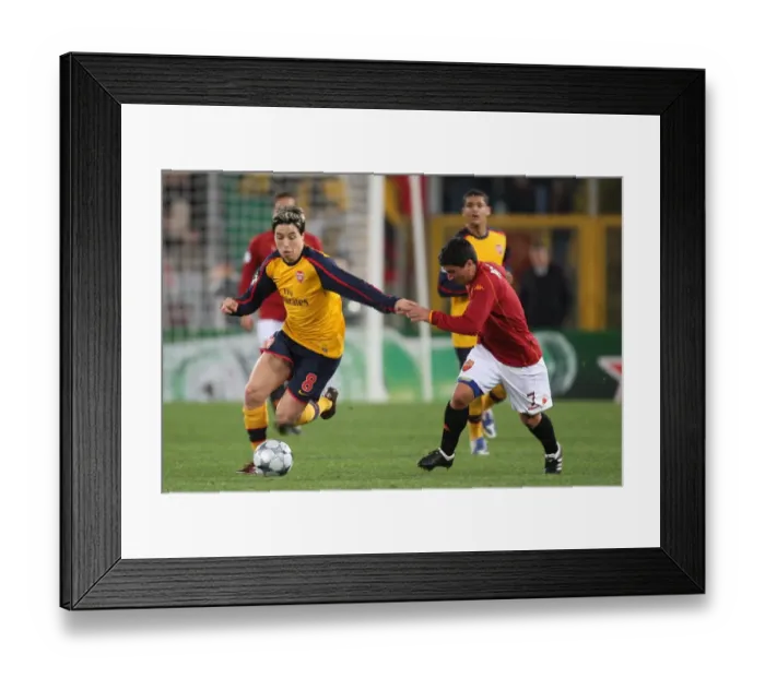 Framed Print : Nasri vs. Pizarro: AS Roma Edges Past Arsenal in Thrilling Champions League Penalty Shootout Framed Print : Nasri vs. Pizarro: AS Roma Edges Past Arsenal in Thrilling Champions League Penalty Shootout