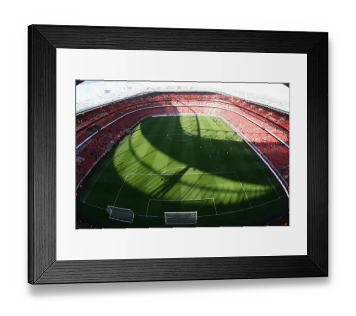 Framed Print : Arsenal vs Sunderland 0-0 at Emirates Stadium, Barclays Premier League, London, 2009 Framed Print : Arsenal vs Sunderland 0-0 at Emirates Stadium, Barclays Premier League, London, 2009