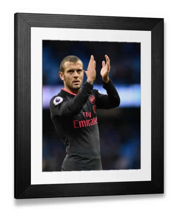Framed Print : Jack Wilshere Salutes Arsenal Fans: Manchester City vs Arsenal, 2017-18 Framed Print : Jack Wilshere Salutes Arsenal Fans: Manchester City vs Arsenal, 2017-18