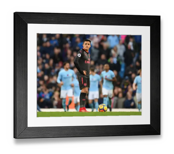 Framed Print : Clash of the Titans: Alexis Sanchez's Battle Returns - Manchester City vs Arsenal (2017-18) Framed Print : Clash of the Titans: Alexis Sanchez's Battle Returns - Manchester City vs Arsenal (2017-18)