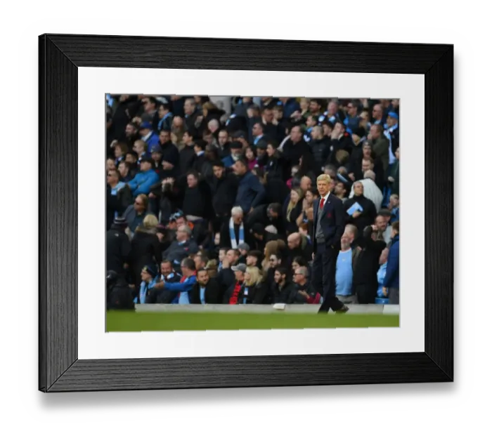 Framed Print : Arsene Wenger at Manchester City: 2017-18 Premier League Clash Framed Print : Arsene Wenger at Manchester City: 2017-18 Premier League Clash