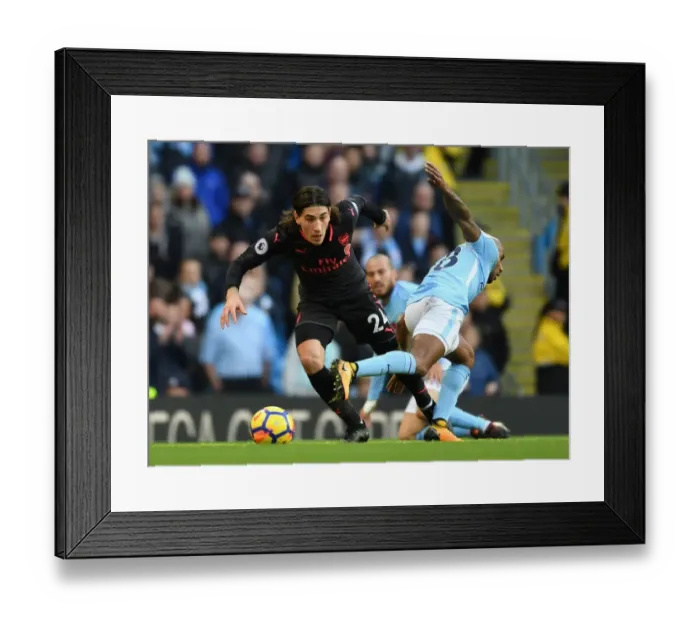 Framed Print : Clash of the Wings: Bellerin vs Delph - Manchester City vs Arsenal Showdown Framed Print : Clash of the Wings: Bellerin vs Delph - Manchester City vs Arsenal Showdown