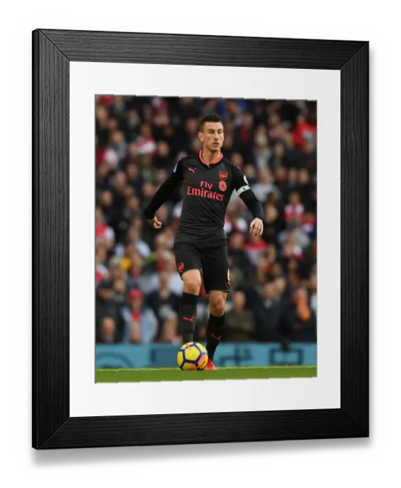 Framed Print : Laurent Koscielny Focused Amidst Manchester City Rivalry (2017-18 Premier League) Framed Print : Laurent Koscielny Focused Amidst Manchester City Rivalry (2017-18 Premier League)