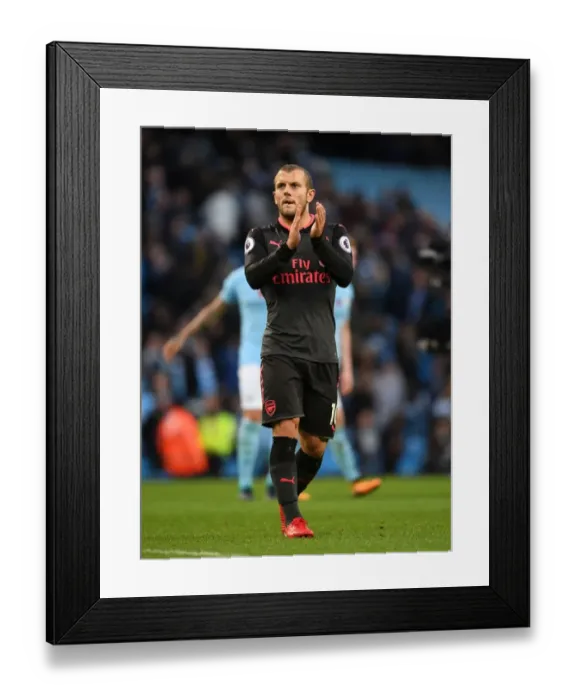 Framed Print : Jack Wilshere Bids Farewell: Manchester City vs. Arsenal, Premier League 2017-18