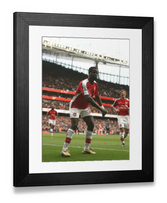 Framed Print : Eboue's Thrilling Hat-Trick: Arsenal's 4-0 Victory over Blackburn Rovers Framed Print : Eboue's Thrilling Hat-Trick: Arsenal's 4-0 Victory over Blackburn Rovers