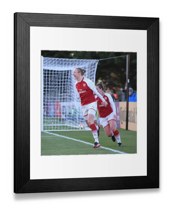 Framed Print : Louise Quinn Scores for Arsenal in WSL Match Against Sunderland (2017-18) Framed Print : Louise Quinn Scores for Arsenal in WSL Match Against Sunderland (2017-18)