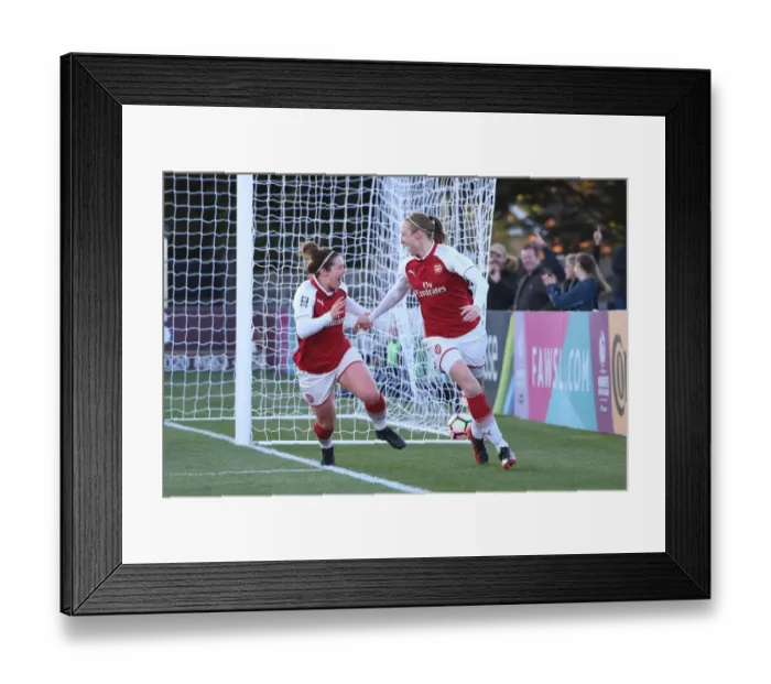 Framed Print : Louise Quinn Scores for Arsenal Ladies Against Sunderland AFC Ladies in WSL Match Framed Print : Louise Quinn Scores for Arsenal Ladies Against Sunderland AFC Ladies in WSL Match