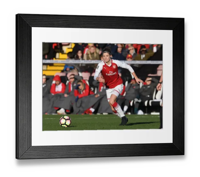 Framed Print : Dominique Janssen in Action: Arsenal Women vs Sunderland Ladies, WSL 2017-18 Framed Print : Dominique Janssen in Action: Arsenal Women vs Sunderland Ladies, WSL 2017-18