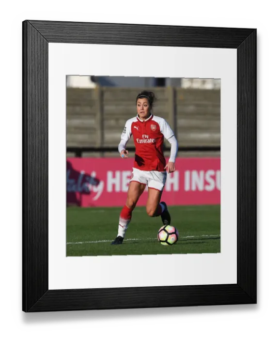 Framed Print : Arsenal's Jemma Rose in Action: Arsenal Women vs Sunderland Ladies, WSL 1