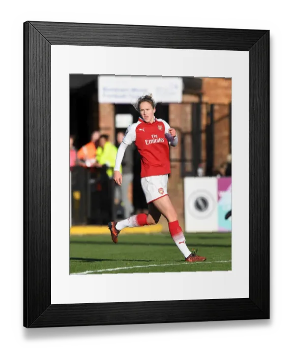 Framed Print : Vivianne Miedema's Dominant Performance: Arsenal Women Crush Sunderland AFC in WSL Action