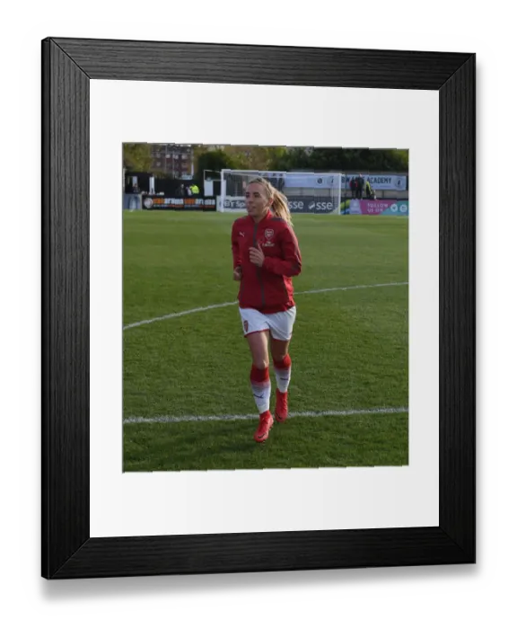 Framed Print : Jordan Nobbs Gears Up for Arsenal Ladies vs. Sunderland AFC Ladies: WSL 1 Showdown
