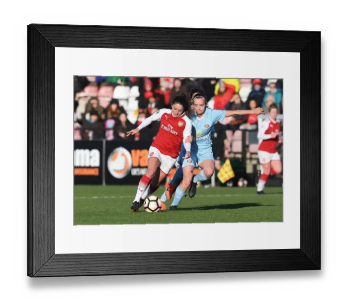 Framed Print : Clash of Stars: Van de Donk vs. Lipka - Arsenal Women's WSL Showdown Framed Print : Clash of Stars: Van de Donk vs. Lipka - Arsenal Women's WSL Showdown