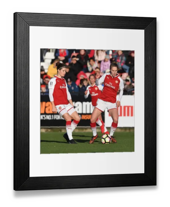 Framed Print : Arsenal Women: Vivianne Miedema and Dominique Janssen in Action against Sunderland Ladies, WSL 1 (2017-18) Framed Print : Arsenal Women: Vivianne Miedema and Dominique Janssen in Action against Sunderland Ladies, WSL 1 (2017-18)