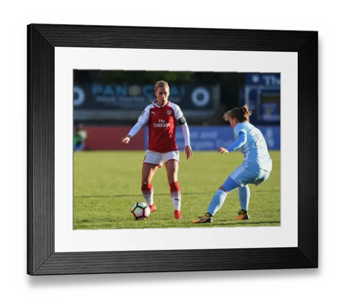 Framed Print : Jordan Nobbs in Action: Arsenal Women vs Sunderland, WSL 2017-18