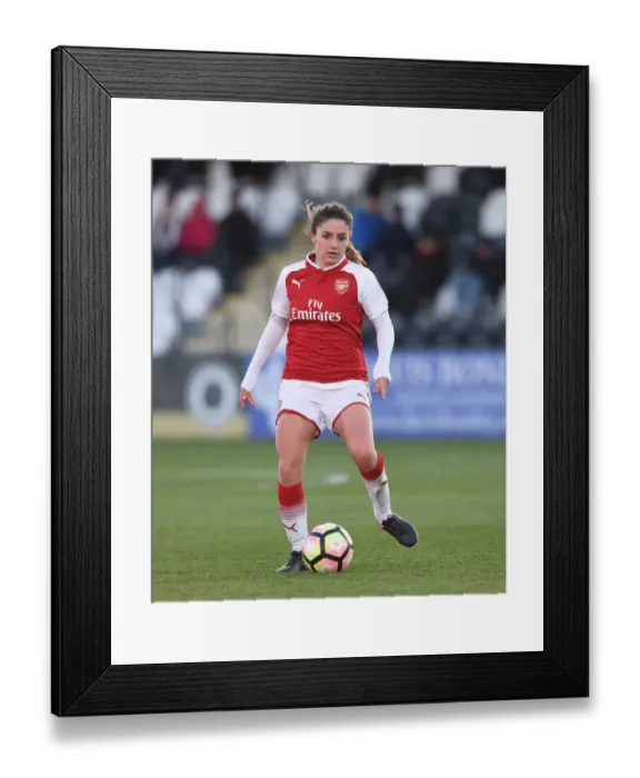 Framed Print : Danielle van de Donk in Action: Arsenal Women vs. Sunderland AFC Ladies, WSL 1
