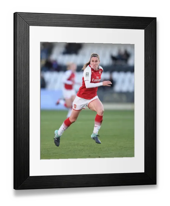 Framed Print : Heather O'Reilly in Action: Arsenal Women vs Sunderland (2017-18)