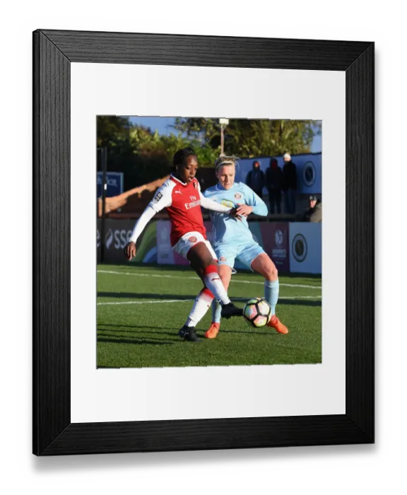 Framed Print : Arsenal vs Sunderland: Carter vs Sjoman - A Battle in the WSL