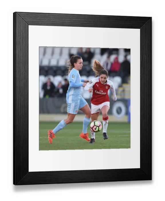 Framed Print : Danielle van de Donk vs. Lucy Staniforth: A Battle in the WSL1 Match Between Arsenal Women and Sunderland Framed Print : Danielle van de Donk vs. Lucy Staniforth: A Battle in the WSL1 Match Between Arsenal Women and Sunderland