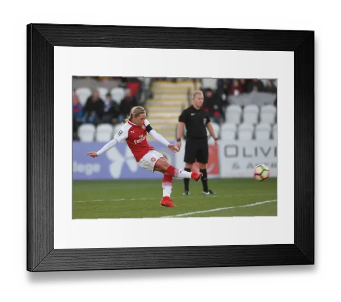 Framed Print : Jordan Nobbs Scores Third Goal: Arsenal Women vs. Sunderland AFC Ladies, WSL 1 (2017)