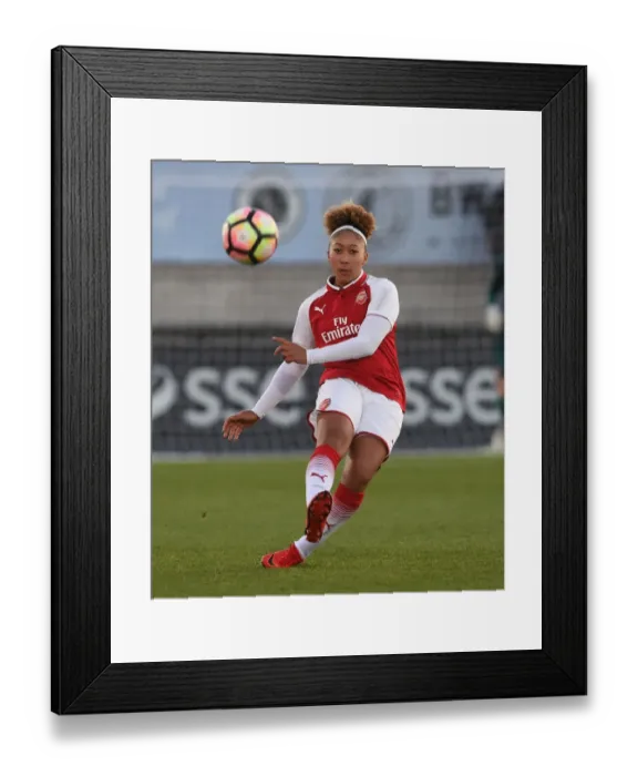 Framed Print : Lauren James in Action: Arsenal Women vs Sunderland (2017-18)
