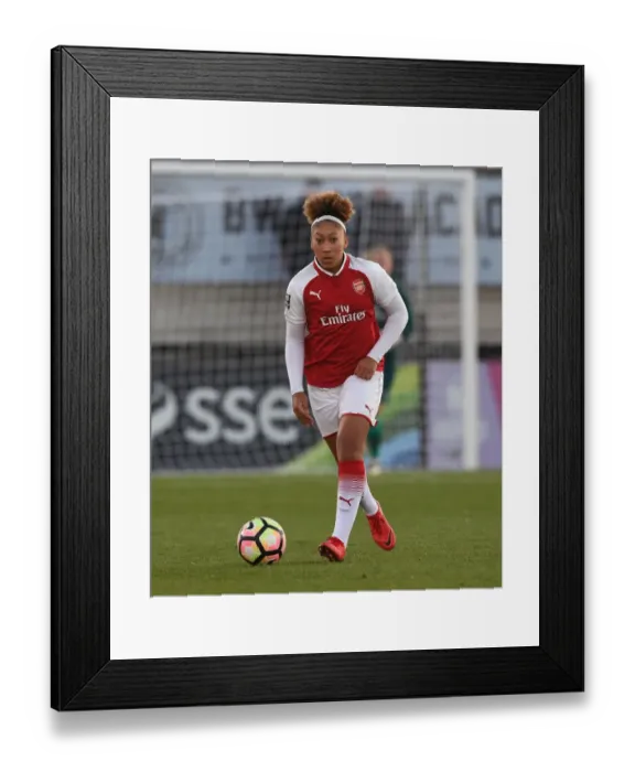 Framed Print : Arsenal's Lauren James Shines in Dominant Win over Sunderland Ladies (November 2017)