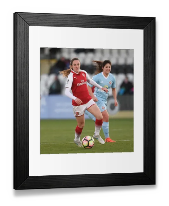 Framed Print : Arsenal's Lisa Evans Clashes with Sunderland's Zaneta Wyne in Women's Super League Showdown Framed Print : Arsenal's Lisa Evans Clashes with Sunderland's Zaneta Wyne in Women's Super League Showdown