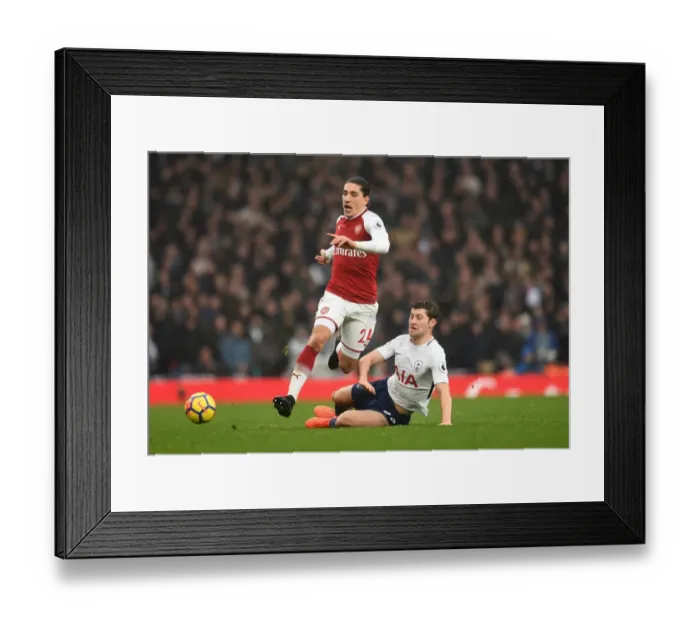 Framed Print : Clash of the Capitals: Bellerin vs. Davies - Arsenal vs. Tottenham Showdown