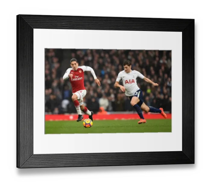 Framed Print : Clash of the Titans: Hector Bellerin vs Ben Davies in the Arsenal v Tottenham Rivalry Framed Print : Clash of the Titans: Hector Bellerin vs Ben Davies in the Arsenal v Tottenham Rivalry