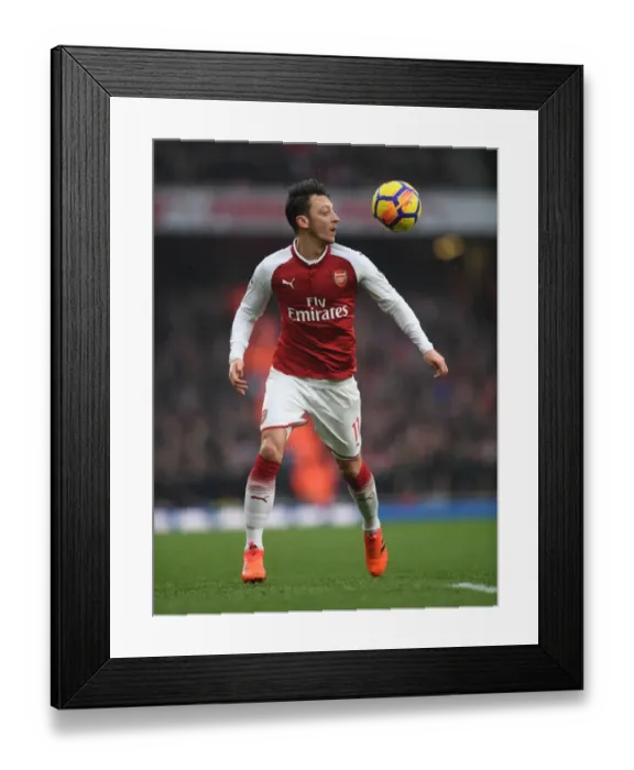 Framed Print : The Battle of North London: Mesut Ozil's Showdown (2017-18)