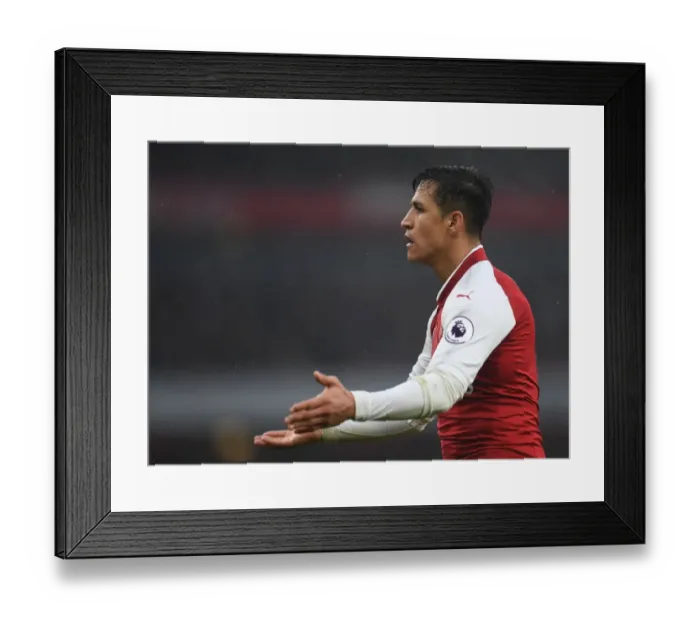Framed Print : Arsenal vs. Tottenham: Alexis Sanchez Faces Off in Premier League Battle Framed Print : Arsenal vs. Tottenham: Alexis Sanchez Faces Off in Premier League Battle