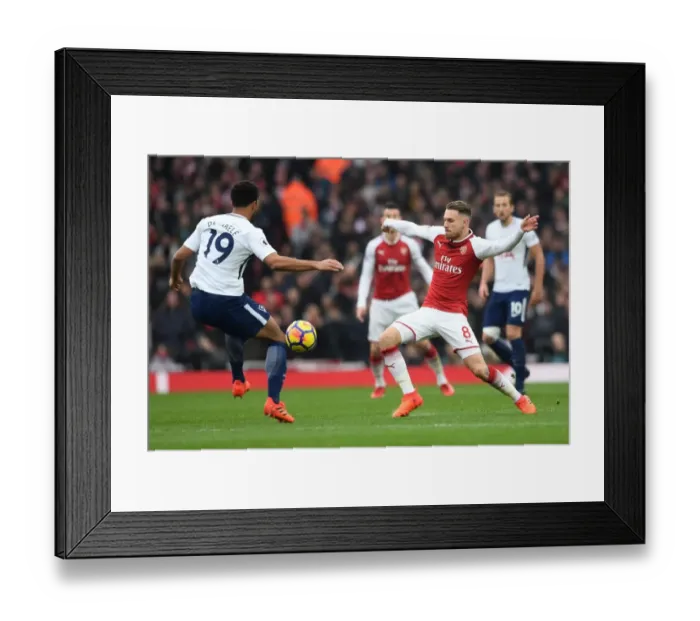 Framed Print : Clash of the Titans: Ramsey vs. Dembele - Arsenal vs. Tottenham Rivalry Framed Print : Clash of the Titans: Ramsey vs. Dembele - Arsenal vs. Tottenham Rivalry