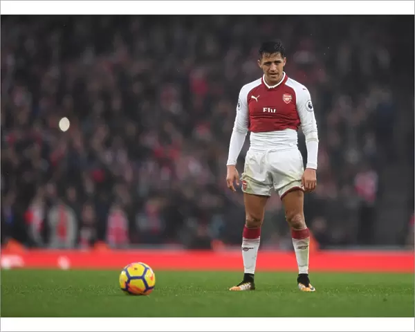 Alexis Sanchez (Arsenal). Arsenal 2: 0 Tottenham Hotspur. Premier League. Emirates Stadium