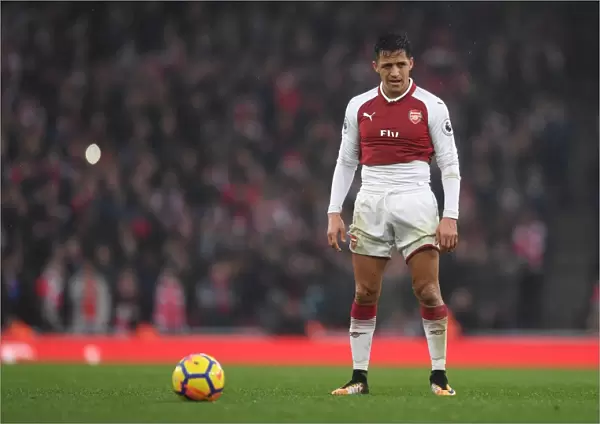 Alexis Sanchez (Arsenal). Arsenal 2: 0 Tottenham Hotspur. Premier League. Emirates Stadium