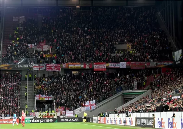 Arsenal Fans Roar in RheinEnergieStadion: FC Koln vs Arsenal (UEFA Europa League 2017-18)