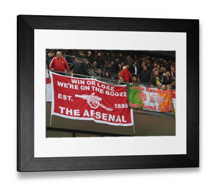 Framed Print : Arsenal Triumphs in Europa Cup Clash at Koln: Uniting Fans in Victory Framed Print : Arsenal Triumphs in Europa Cup Clash at Koln: Uniting Fans in Victory