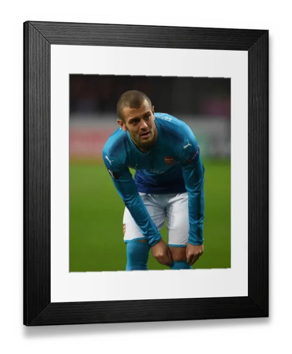 Framed Print : Jack Wilshere: In Action Against 1. FC Köln (2017-18 UEFA Europa League) Framed Print : Jack Wilshere: In Action Against 1. FC Köln (2017-18 UEFA Europa League)