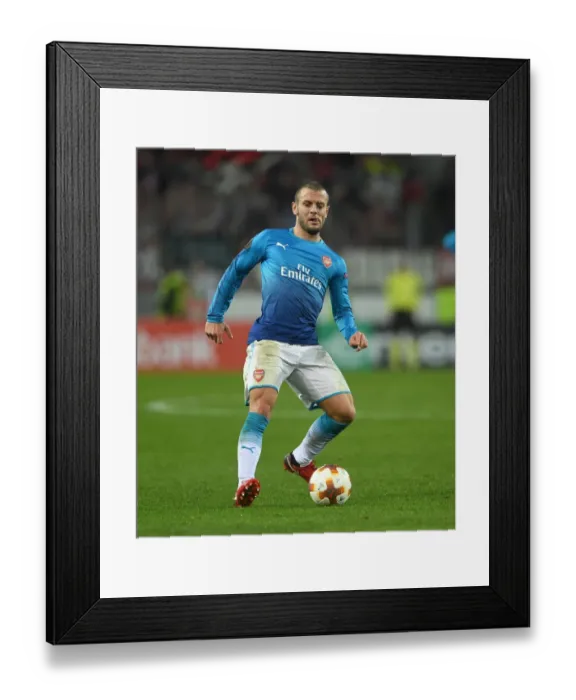 Framed Print : Jack Wilshere in Action: Arsenal vs. 1. FC Koeln, UEFA Europa League 2017-18 Framed Print : Jack Wilshere in Action: Arsenal vs. 1. FC Koeln, UEFA Europa League 2017-18