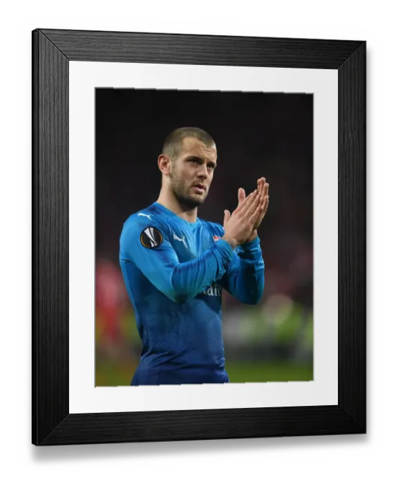 Framed Print : Jack Wilshere's Europa League Victory: Celebrating with Arsenal Fans against FC Koln Framed Print : Jack Wilshere's Europa League Victory: Celebrating with Arsenal Fans against FC Koln