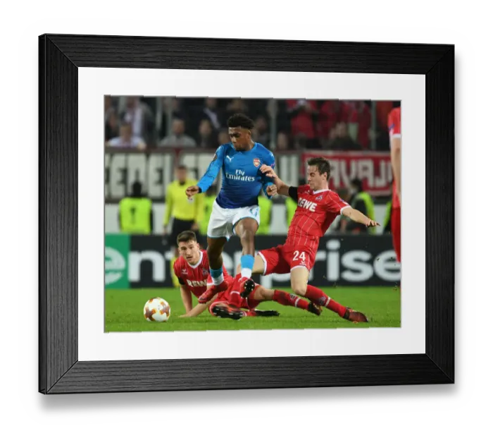 Framed Print : Alex Iwobi's Game-Changing Dash Against Cologne: A Pivotal Moment in Arsenal's UEFA Europa League Triumph Framed Print : Alex Iwobi's Game-Changing Dash Against Cologne: A Pivotal Moment in Arsenal's UEFA Europa League Triumph