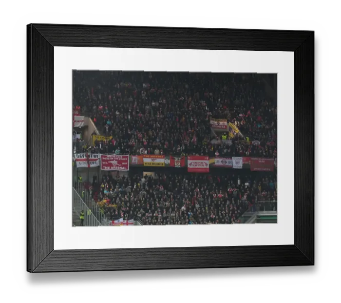 Framed Print : Arsenal Fans in Action at FC Koln: UEFA Europa League 2017-18 Framed Print : Arsenal Fans in Action at FC Koln: UEFA Europa League 2017-18