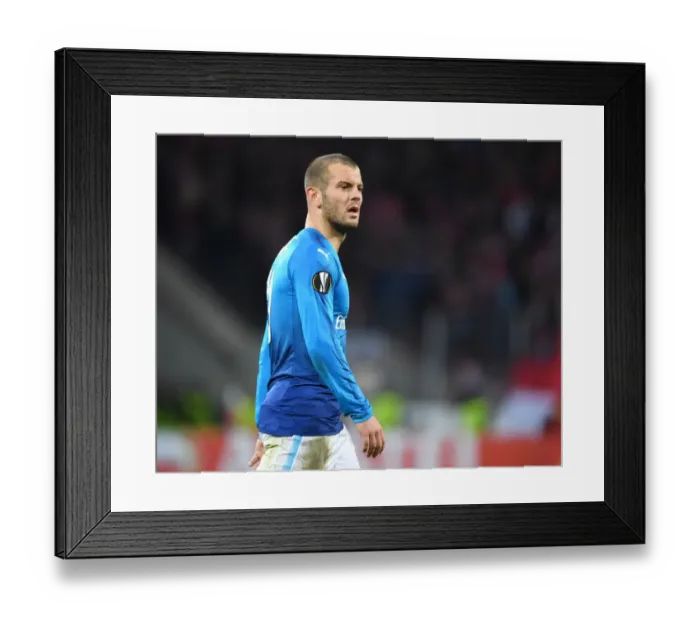 Framed Print : Jack Wilshere in Action: Arsenal vs. 1. FC Koln, UEFA Europa League (2017) Framed Print : Jack Wilshere in Action: Arsenal vs. 1. FC Koln, UEFA Europa League (2017)