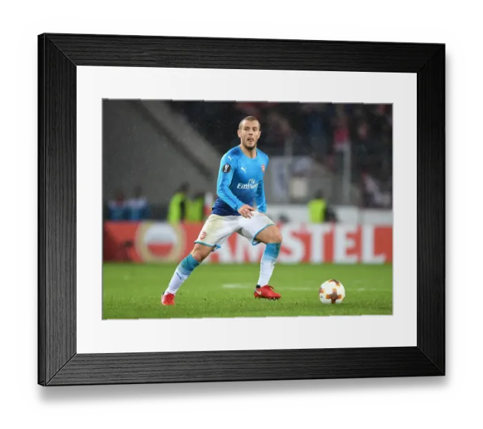 Framed Print : Jack Wilshere in Action: Arsenal vs. 1. FC Koln, UEFA Europa League 2017-18 Framed Print : Jack Wilshere in Action: Arsenal vs. 1. FC Koln, UEFA Europa League 2017-18