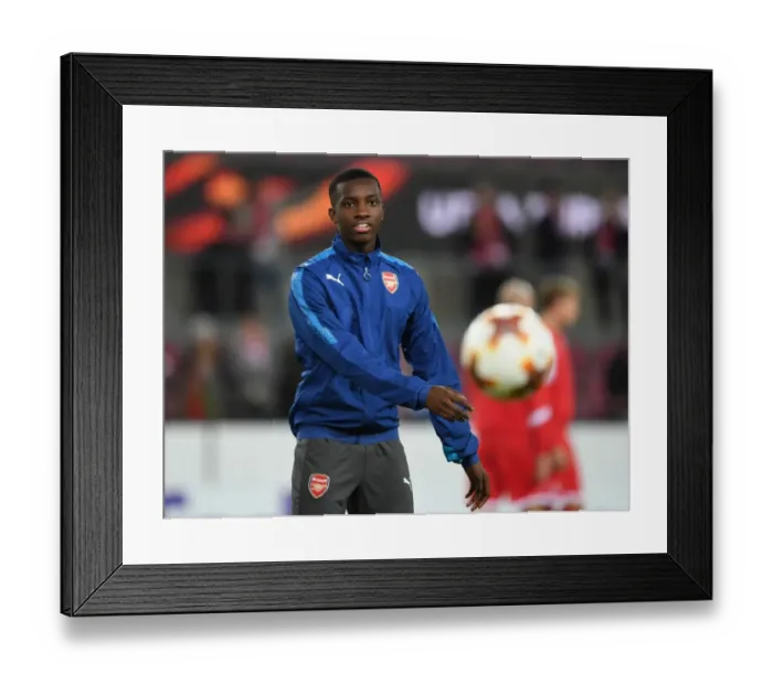 Framed Print : Eddie Nketiah: Arsenal's Ready-to-Rise Star Ahead of FC Koln Clash (UEFA Europa League 2017-18)