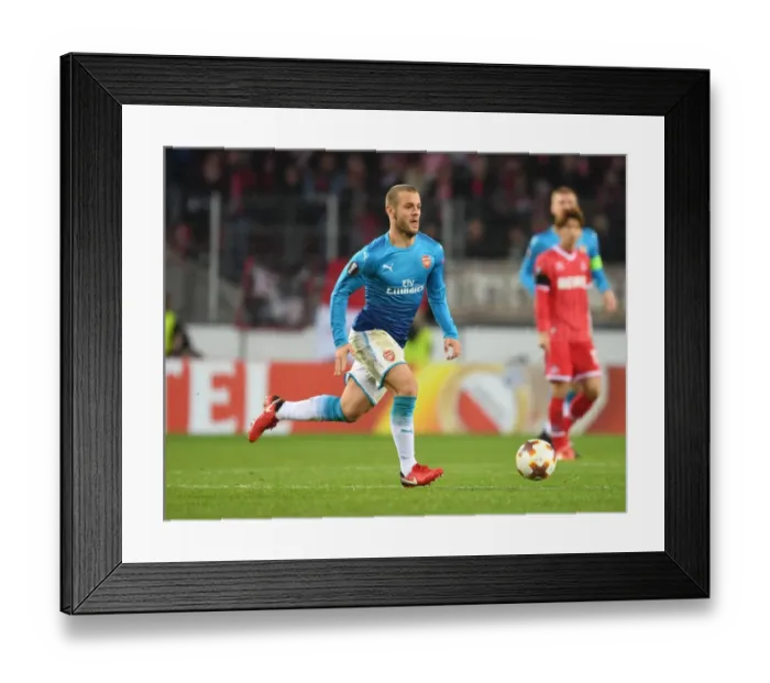 Framed Print : Jack Wilshere in Action: Arsenal vs. 1. FC Koln, UEFA Europa League 2017-18 Framed Print : Jack Wilshere in Action: Arsenal vs. 1. FC Koln, UEFA Europa League 2017-18