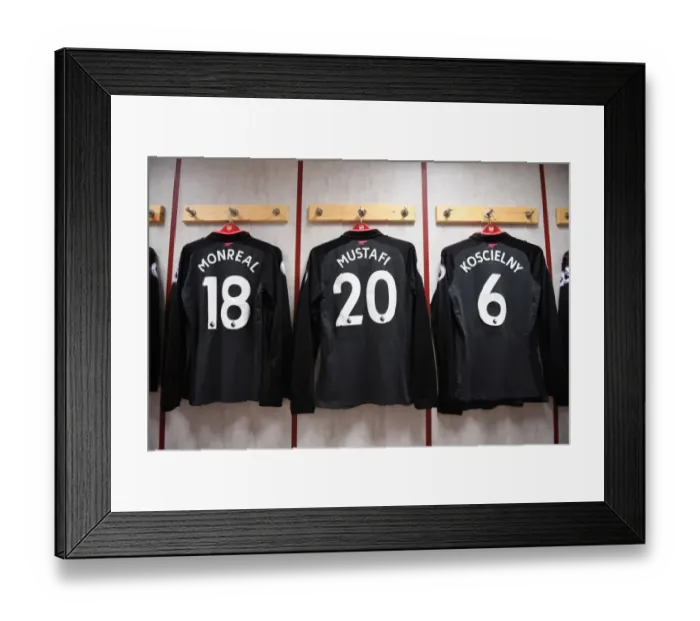Framed Print : Arsenal's Absent Trio: Monreal, Mustafi, Koscielny (Burnley v Arsenal, 2017-18) Framed Print : Arsenal's Absent Trio: Monreal, Mustafi, Koscielny (Burnley v Arsenal, 2017-18)