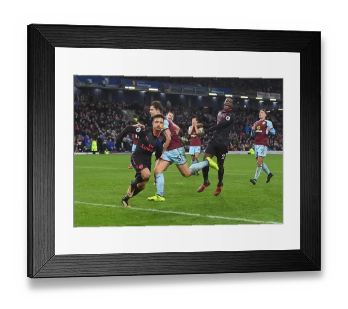 Framed Print : Alexis Sanchez's Goal: Arsenal's Victory Over Burnley (2017-18)