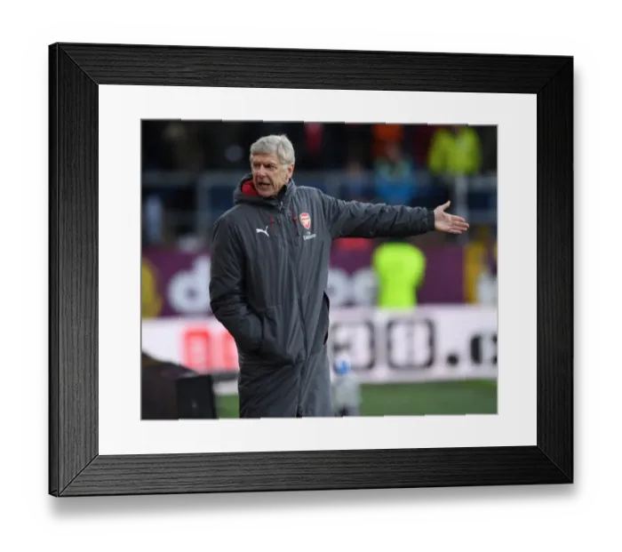Framed Print : Arsene Wenger at Burnley: A Premier League Showdown, 2017-18 Framed Print : Arsene Wenger at Burnley: A Premier League Showdown, 2017-18